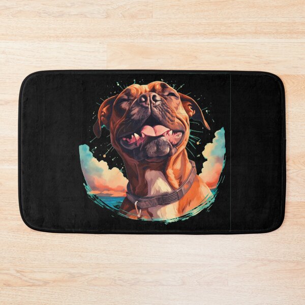 Item preview, Cute boxer dog breed illustration designed and sold by NBSStore.