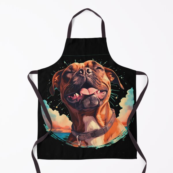 Item preview, Cute boxer dog breed illustration designed and sold by NBSStore.