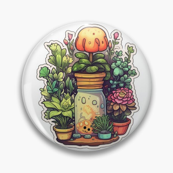 Item preview, Mythical Garden: Cartoon Plants & Creatures Collection designed and sold by PureGlee.