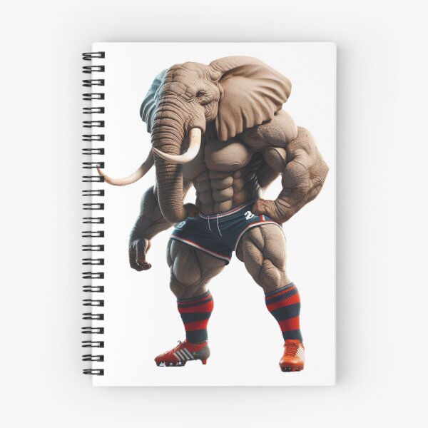 Item preview, Elephant Rugby Player designed and sold by SpendieSellers.