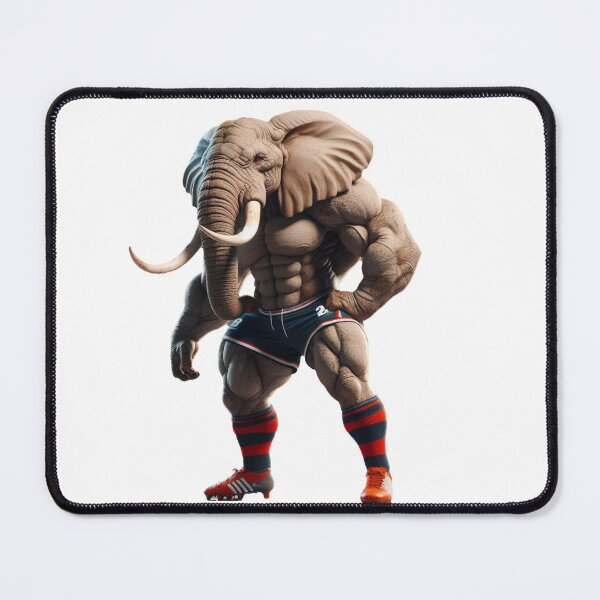 Item preview, Elephant Rugby Player designed and sold by SpendieSellers.