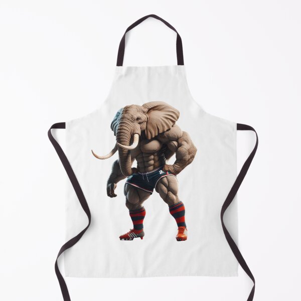 Item preview, Elephant Rugby Player designed and sold by SpendieSellers.