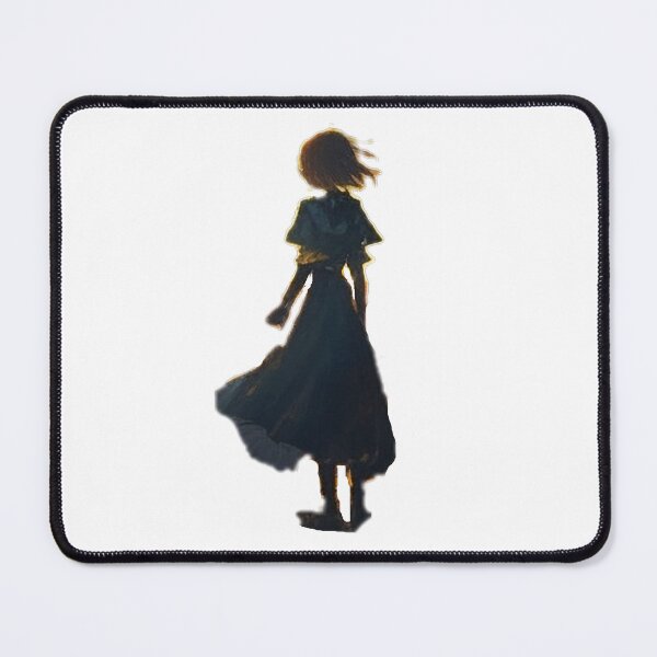 Item preview, Alone Girl Back Side at the Sunset, Painting designed and sold by TheGaliga.