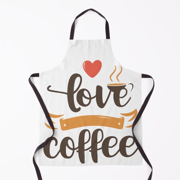 Artikelvorschau, Beloved Love Coffee Typografie - Herz und Aroma Dekor entworfen und verkauft von HahaHandlesHub.