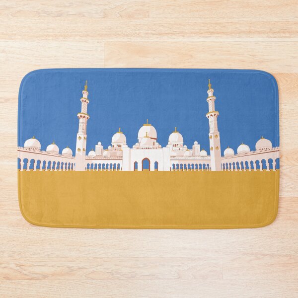 Item preview, Minimalist Abu Dhabi Grand Mosque designed and sold by ThomasTreeArt.