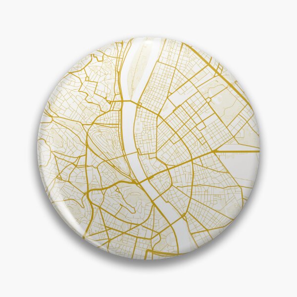 Item preview, Budapest City Map designed and sold by feether-store.