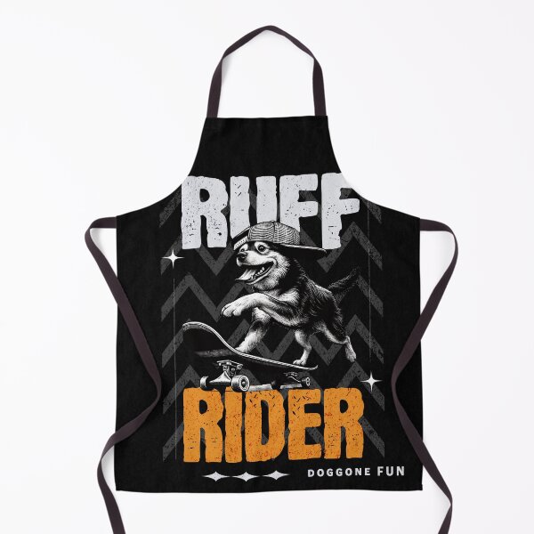 Item preview, Skateboarding Dog Ruff Rider is Doggone Fun designed and sold by gleefulme.