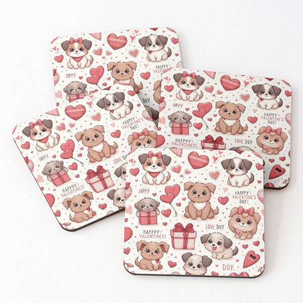 Item preview, Puppy Valentine Day Love designed and sold by purplesensation.