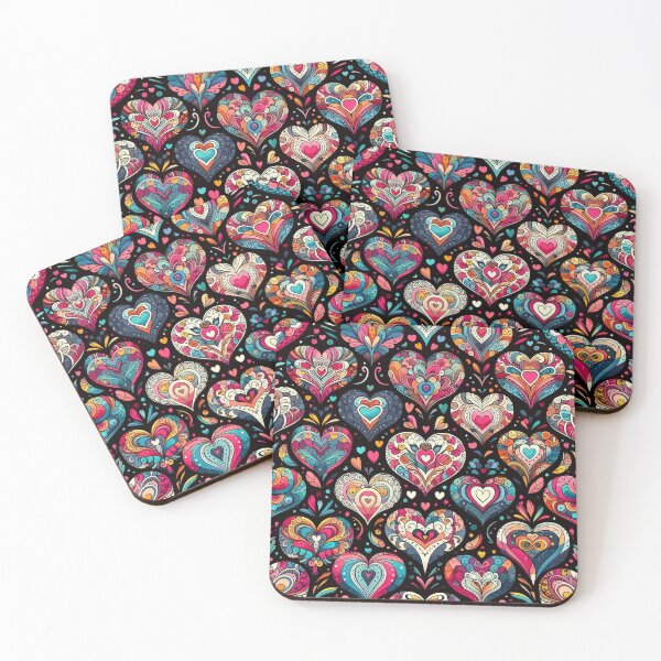 Item preview, Heartfelt Elegance: Mesmerizing Heart Pattern Design designed and sold by ProjectNoah.