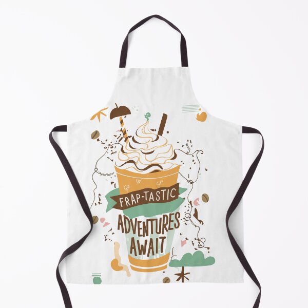 Item preview, Exciting Frap-Tastic Adventures Await - Festive Chilled Coffee Illustration designed and sold by HahaHandlesHub.