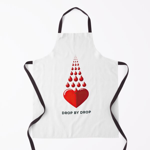 Item preview, Heartful Drop by Drop Blood Donation Tee - blood donation awareness designed and sold by MAPDDesigns.