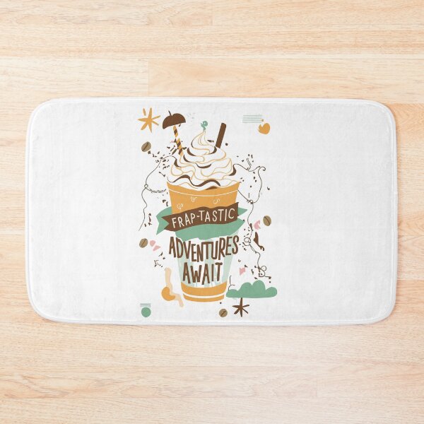 Item preview, Exciting Frap-Tastic Adventures Await - Festive Chilled Coffee Illustration designed and sold by HahaHandlesHub.