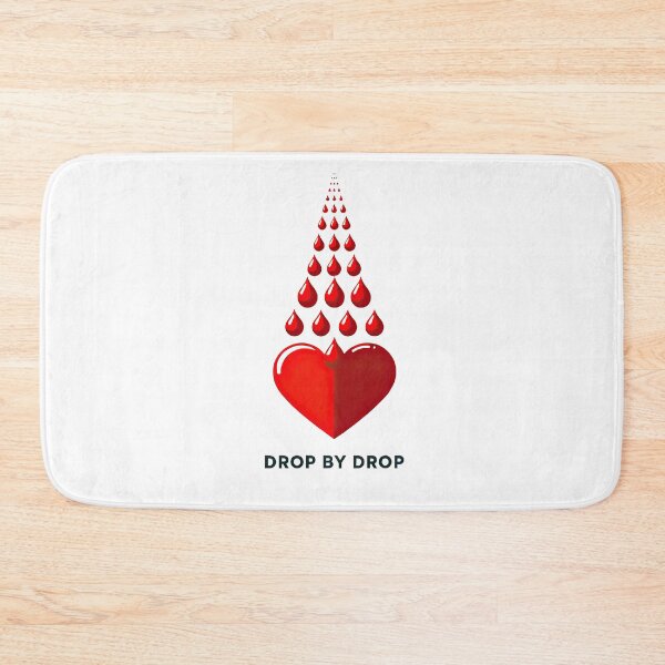 Item preview, Heartful Drop by Drop Blood Donation Tee - blood donation awareness designed and sold by MAPDDesigns.