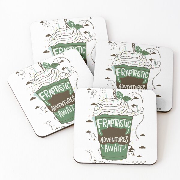 Item preview, Chilled Coffee Illustration: Frap Adventures Await designed and sold by HahaHandlesHub.