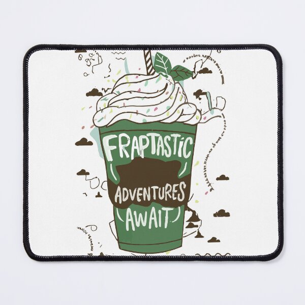 Item preview, Chilled Coffee Illustration: Frap Adventures Await designed and sold by HahaHandlesHub.