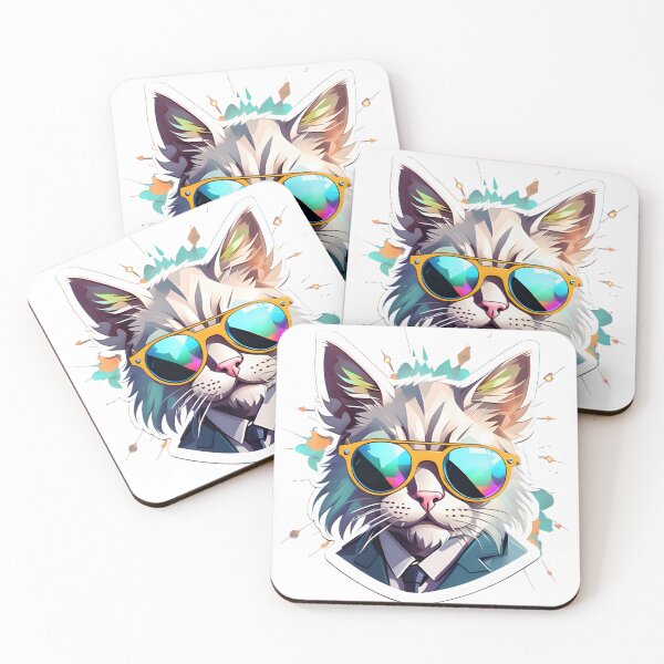 Item preview, Cat with sunglasses designed and sold by Gabriel0x.