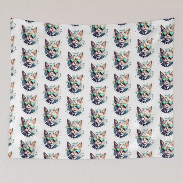 Item preview, Cat with sunglasses designed and sold by Gabriel0x.