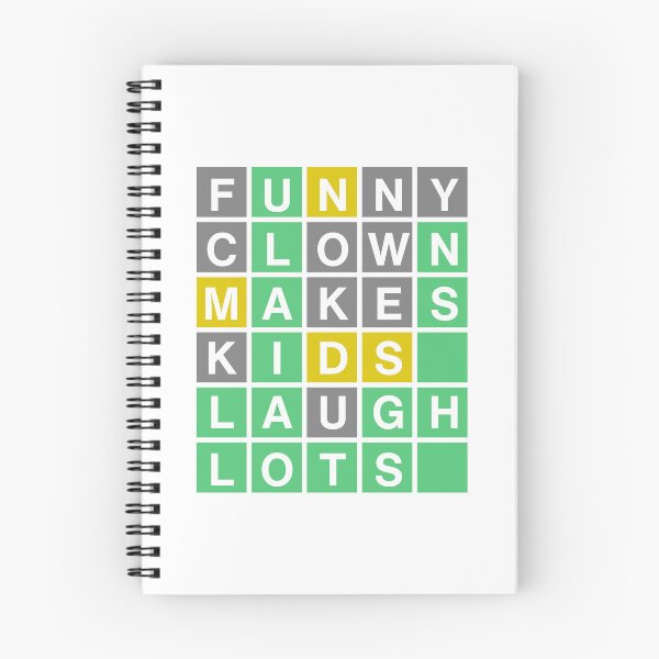 Item preview, Wordle - Funny Clown Makes Kids Laugh Lots designed and sold by Riverside-Moon.