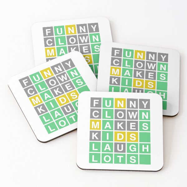 Item preview, Wordle - Funny Clown Makes Kids Laugh Lots designed and sold by Riverside-Moon.