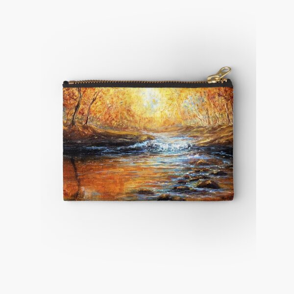 Item preview, Music of the stream, river passing through the woods under the sun, painting designed and sold by clon-dot-net.