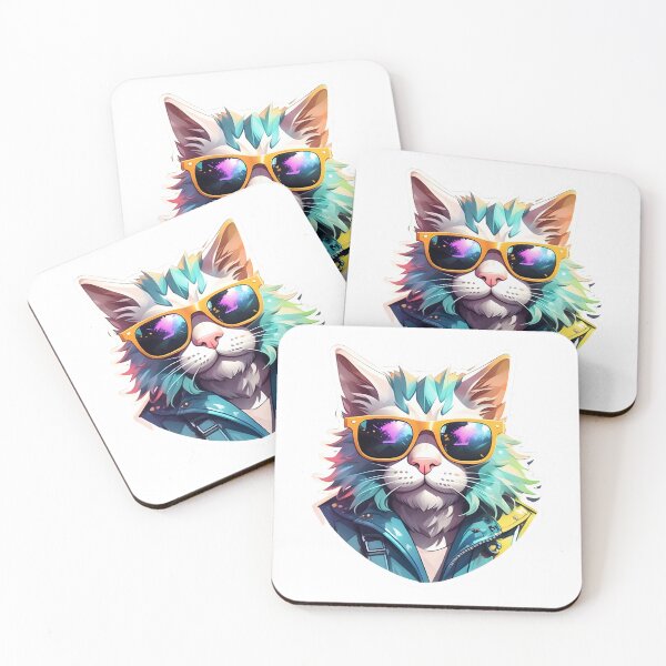 Item preview, Cat with sunglasses designed and sold by Gabriel0x.