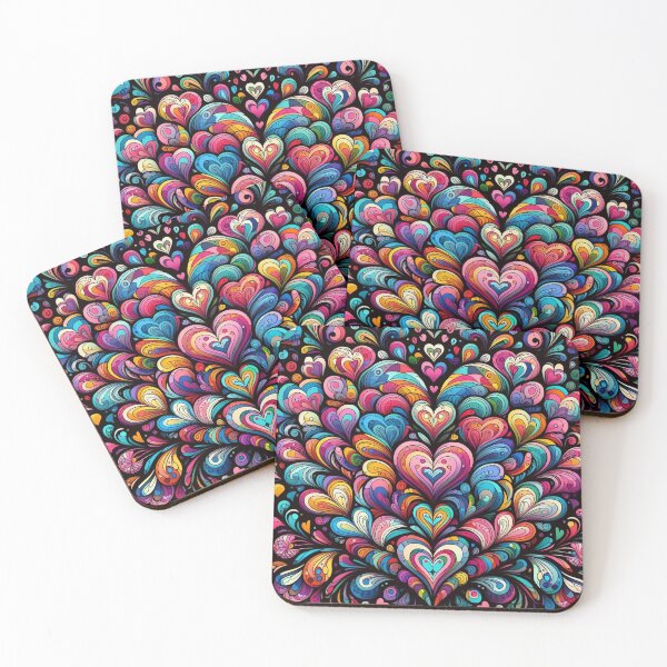 Item preview, Hearts Harmony: Mesmerizing Hearts Pattern Design designed and sold by ProjectNoah.