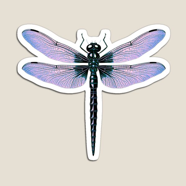 Item preview, Lilac Iridescent Dragonfly Decal - Nature's Delicate Art designed and sold by Kindly NYC.