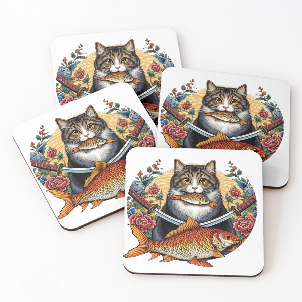 Item preview, SAMURAI CAT designed and sold by Cesarartman.