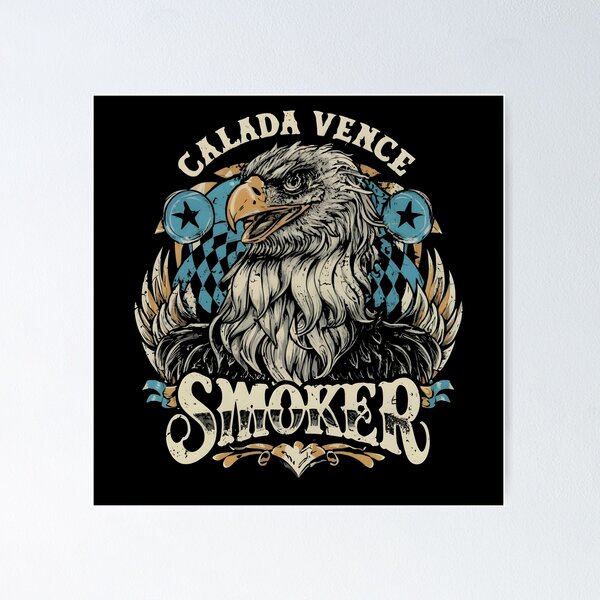 Item preview, "Vintage Eagle and Graffiti Typography T-Shirt Design - CALLADA VENCE - Distressed Black 4K Artwork" designed and sold by Snifferius.