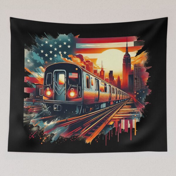 Item preview, New York Subway NYC Subway Train designed and sold by MayaDelaye.