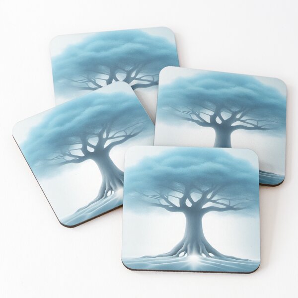 Item preview, Misty tree designed and sold by AmbientPeteyAI.