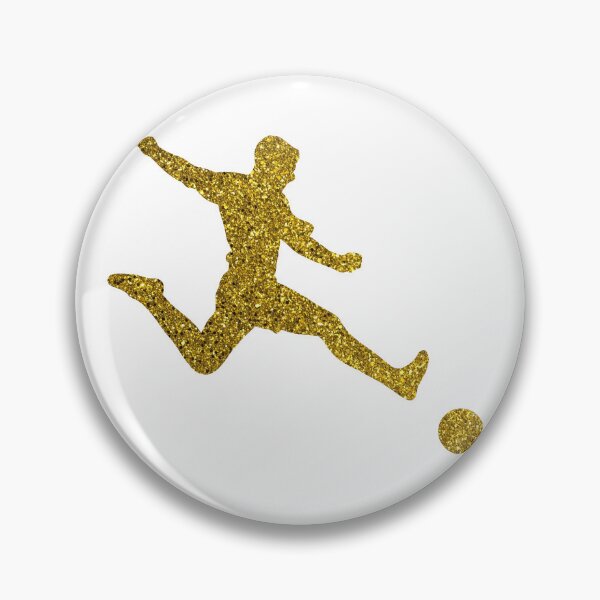 Item preview, Football Soccer Shooter | Cool Golden Glitter Look designed and sold by Amazing Arts Designs.