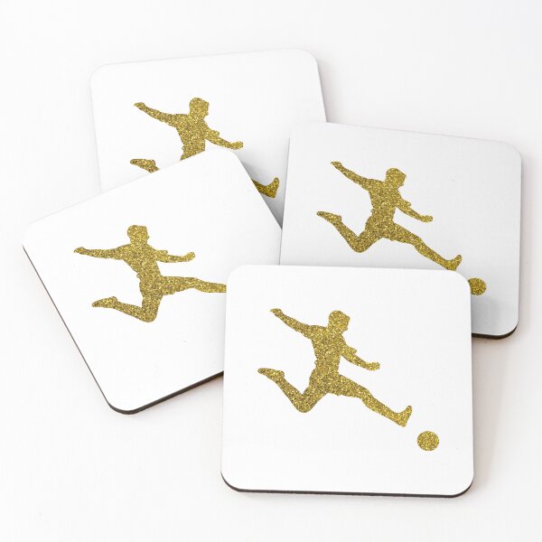 Item preview, Football Soccer Shooter | Cool Golden Glitter Look designed and sold by Amazing Arts Designs.