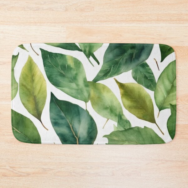 Item preview, Verdant Tranquility: A Watercolor Symphony of Leaves designed and sold by RipollDesigns.