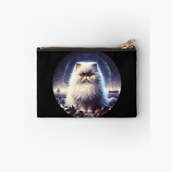 Item preview, Low Poly Gray Persian Cat (no frame) designed and sold by SebastianArt75.