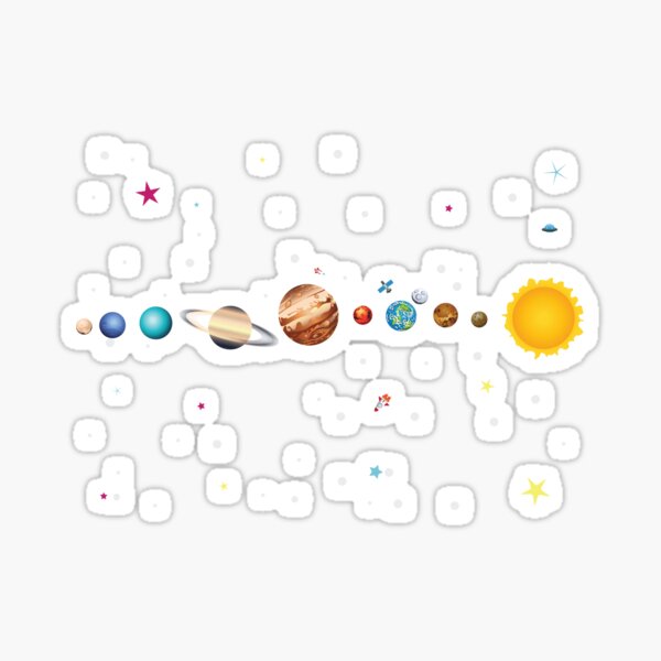 Item preview, Planets of Solar System parade designed and sold by AnnArtshock.