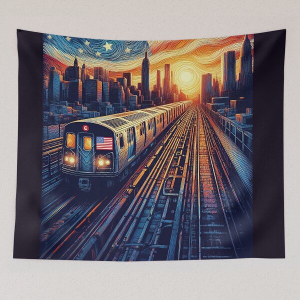 Item preview, New York Subway NYC Subway Train designed and sold by MayaDelaye.