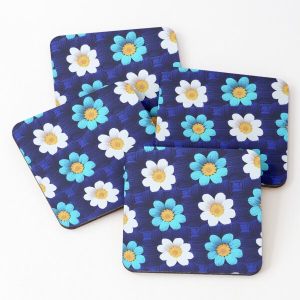 Item preview, Blue daisy granny square designed and sold by Lily Lola.