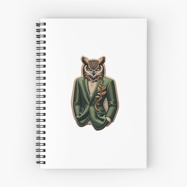 Item preview, Sage of Sustainability: Owl in Green, Eco Wisdom Symbol designed and sold by #Adulting Central.