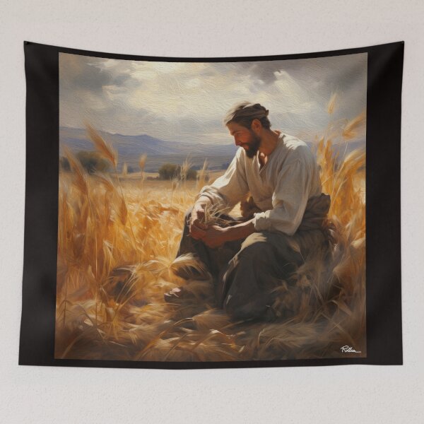 Item preview, PSALM 126 - DREAMS OF HARVEST designed and sold by ArtbyRolleen.