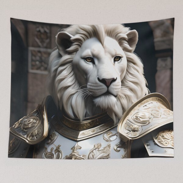 Item preview, White Lion Knight 2.0 designed and sold by Rameses-ll.