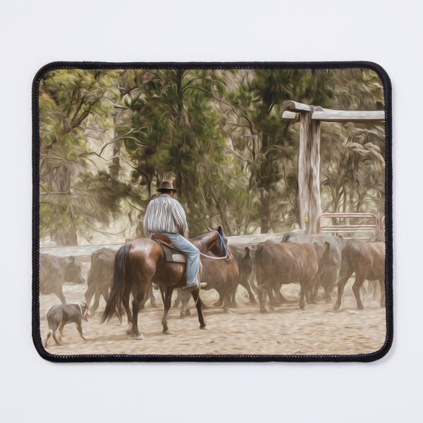 Item preview, Cattle Mustering Paint 1 designed and sold by Candice O'Neill.