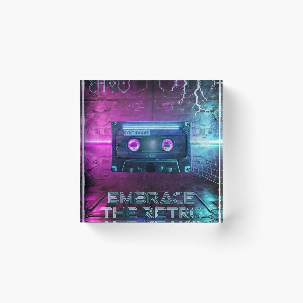 Item preview, Synthwave Cassette Poster designed and sold by Pixelfunk.