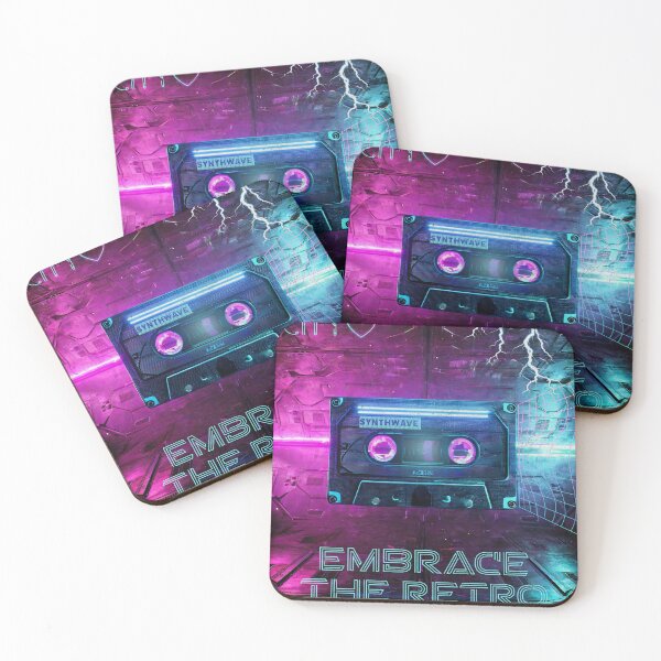 Item preview, Synthwave Cassette Poster designed and sold by Pixelfunk.