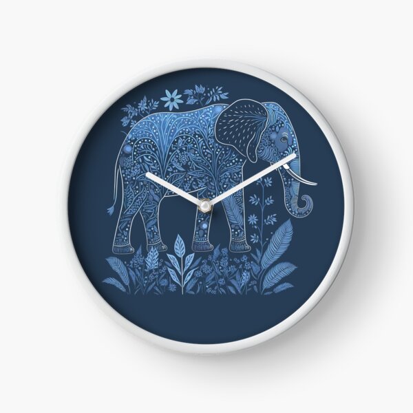 Vista previa del artículo con la obra «Elefante con elegante diseño Gond», diseñado y vendido por randrdesign.
