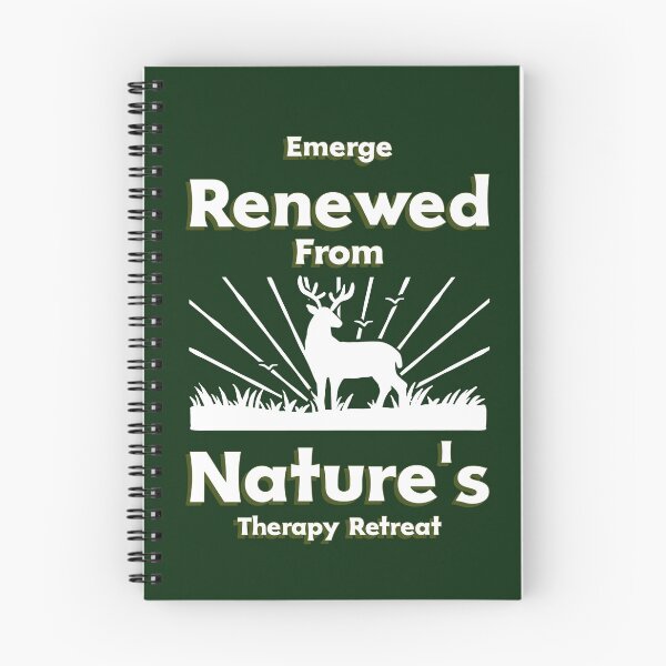 Item preview, Emerge Renewed From Nature's Therapy Retreat - Nature is my Therapy  designed and sold by WrighTeeHut.