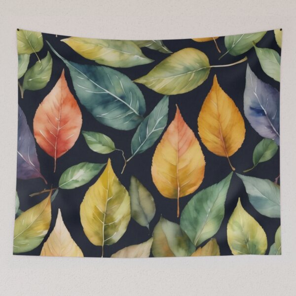 Item preview, Autumn Whispers: A Watercolor Tapestry of Dried Leavess designed and sold by RipollDesigns.