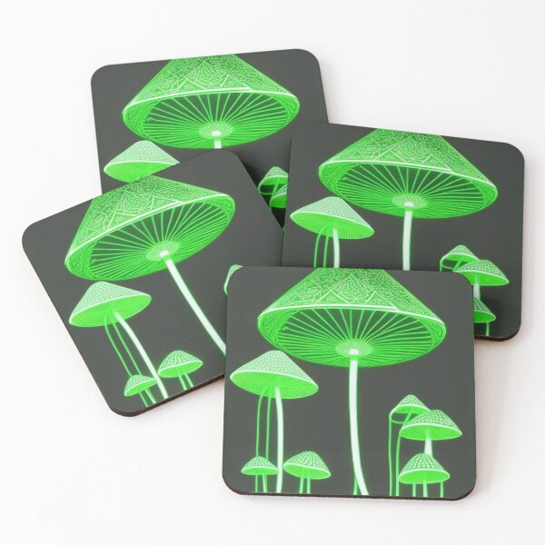 Item preview, Phosphorescent Fungi designed and sold by bluepawprint.