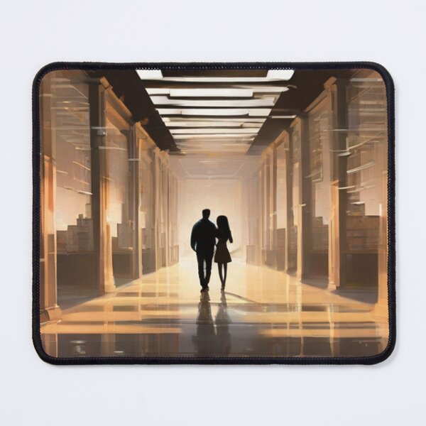 Item preview, couple in love in the library designed and sold by CamiloAldas.