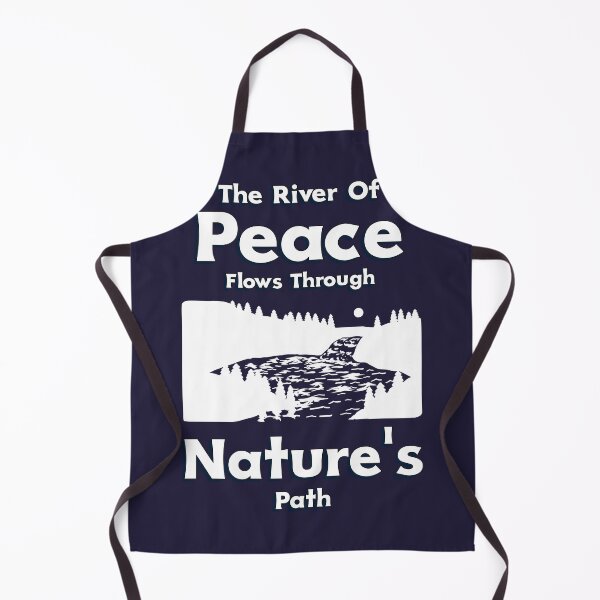 Item preview, The River of Peace Flows Through Nature's Path - Nature is My Therapy designed and sold by WrighTeeHut.